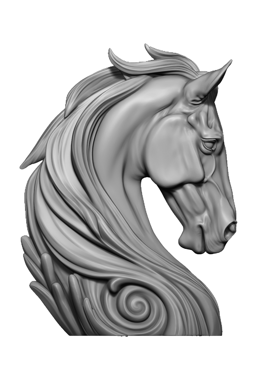 Horse bust
